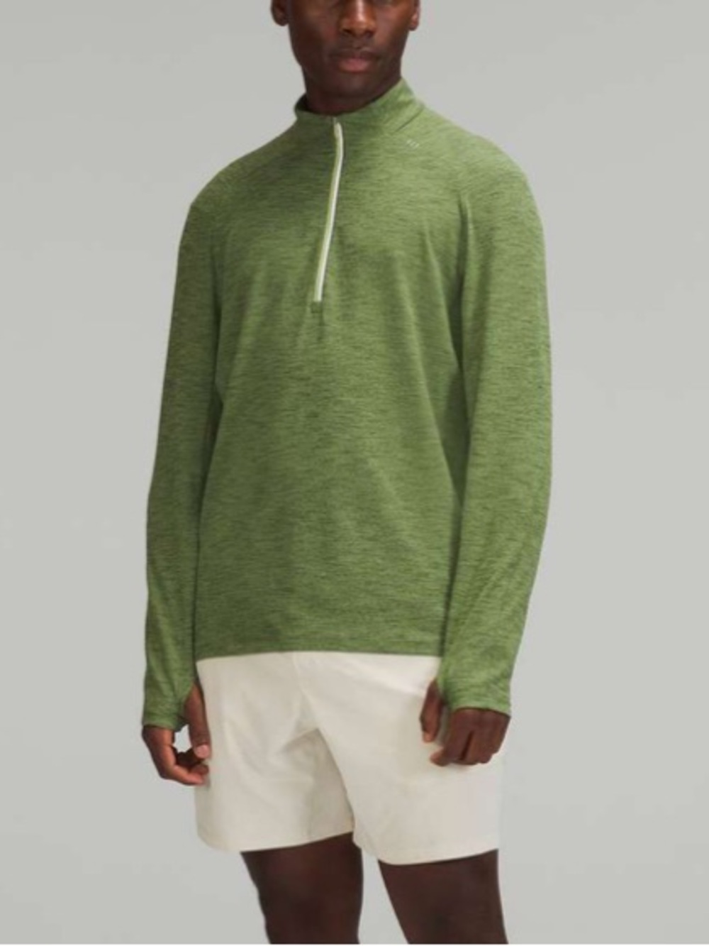 Lululemon Surge Warm Half-Zip Men’s Green Pullover | Size Medium
